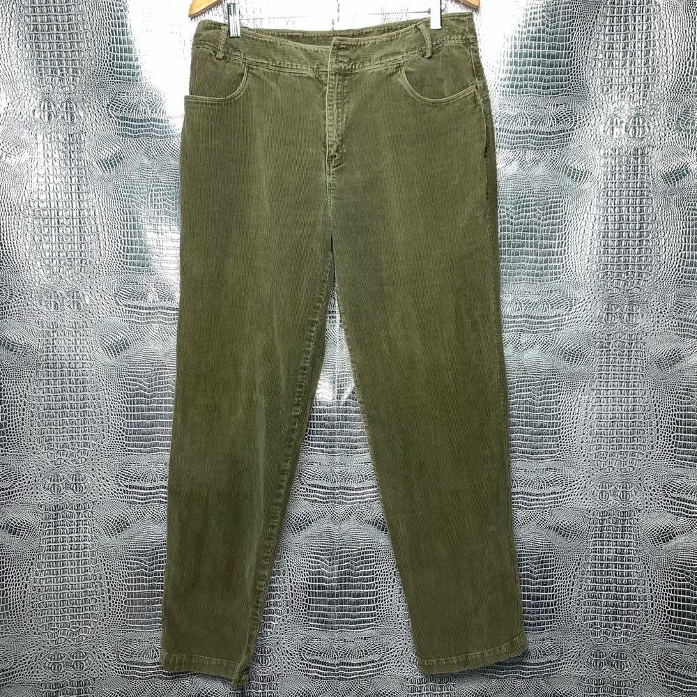 Allegheny Trail Womens Suede Jeans | Green | 12x31